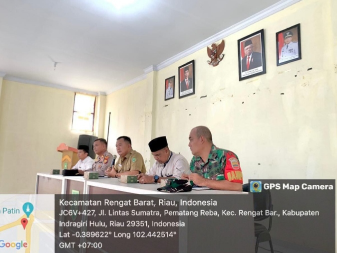 Danpos Rengat Barat Menghadiri Rapat Persiapan MTQ Kecamatan