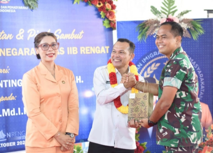 Komandan Kodim 0302/Inhu Menghadiri Sertijab Dan Pisah Sambut Dari Ridar Ginting Kepada Dedy Irawan