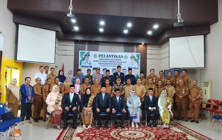 API ASPRUMNAS Riau. hadiri Pelantikan Komisaris & Direksi BUMD PT Bumi Meranti (Perseroda)