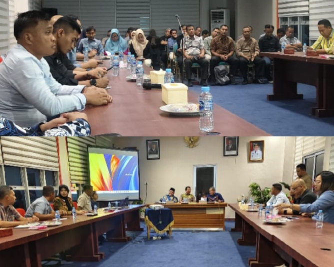 Dandim 0302/Inhu Diwakili Pasi Pers Hadiri Rapat Penetapan Status Darurat Bencana Wabah Penyakit Menular