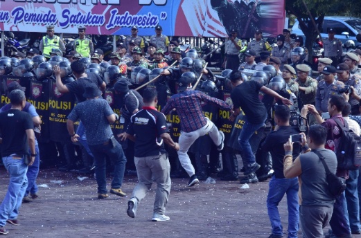 Tidak Terima Kekalahan Diusung, Pemilu Bengkalis Ricuh