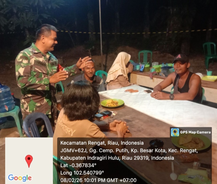Pentingnya Jaga Keamanan Bagi Warganya Babinsa Patroli Malam