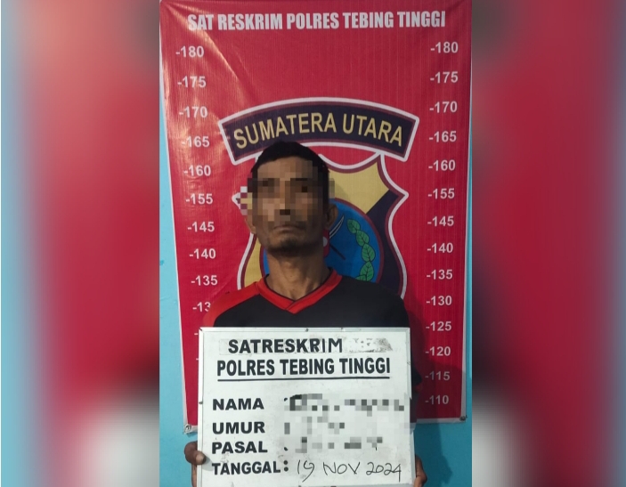 Sat Reskrim Polres Tebing Tinggi Tangkap DS Pelaku Pencurian di Klenteng