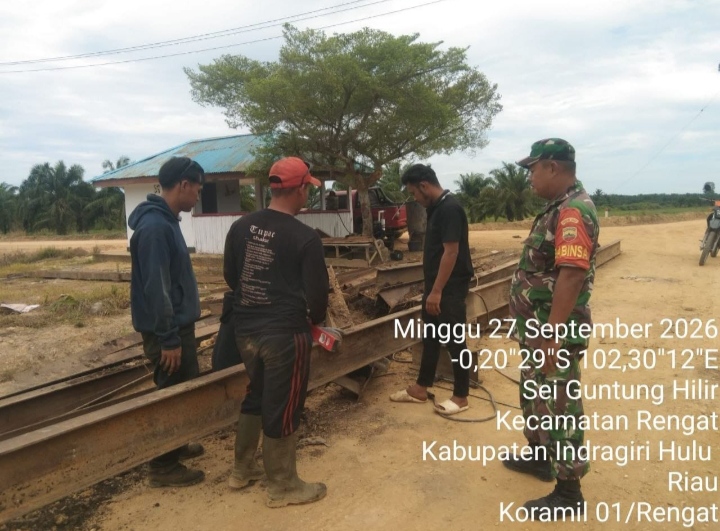 Guna Untuk Mewujudkan Keakraban,Bersama Warganya Babinsa Jalankan Komsos