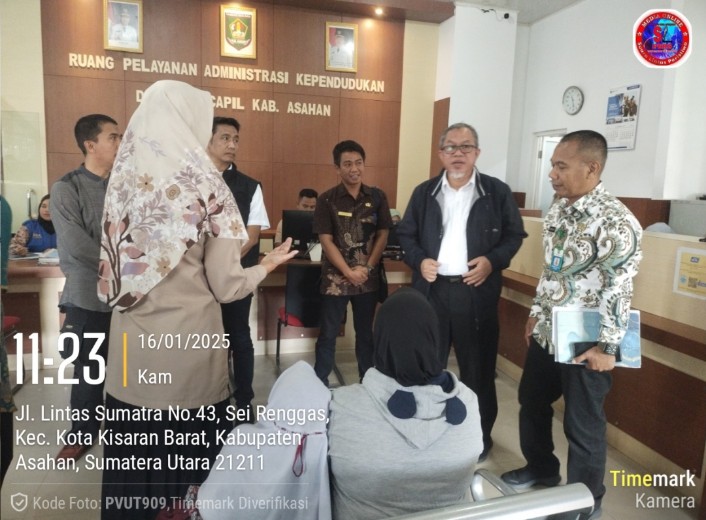 Komisi A DPRD Provinsi Sumatera Utara Gelar Kunjungan Kerja Ke Disdukcapil Kabupaten Asahan