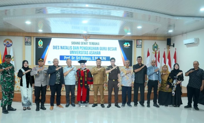 Wakil Bupati Asahan Hadiri Dies Natalis Ke-40 Dan Pengukuhan Guru Besar UNA