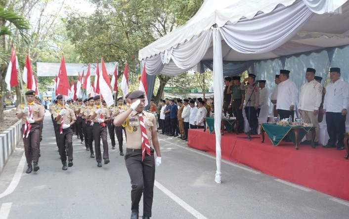 Bupati Asahan Lepas Parade Kafilah MTQ Ke-56 Tingkat Kabupaten Asahan