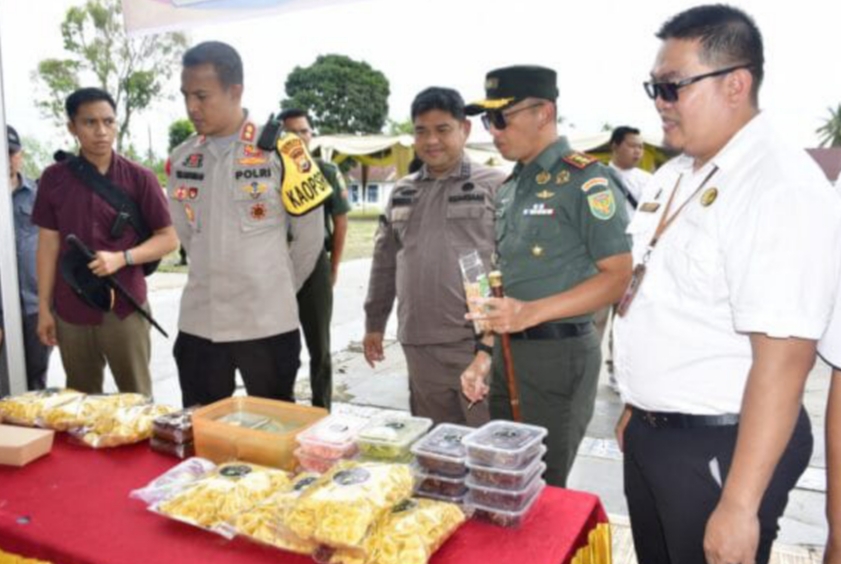 Dandim, Kapolres, Kajari Pantau Kios Bazar Kuliner Serba Durian