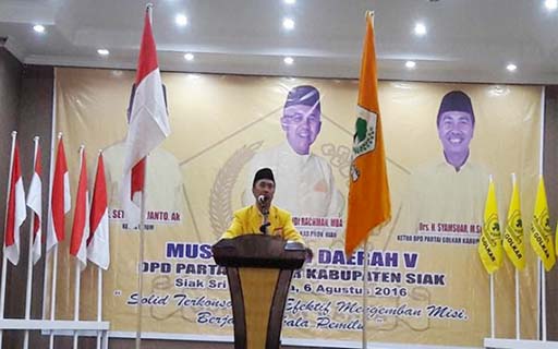 Golkar Siak Percepat Seleksi untuk Caleg