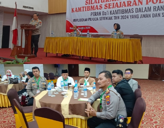 Polres Tebing Tinggi Turut Dalam Giat Silahturahmi Bersama Da'i Kamtibmas Sejajaran Polda Sumut