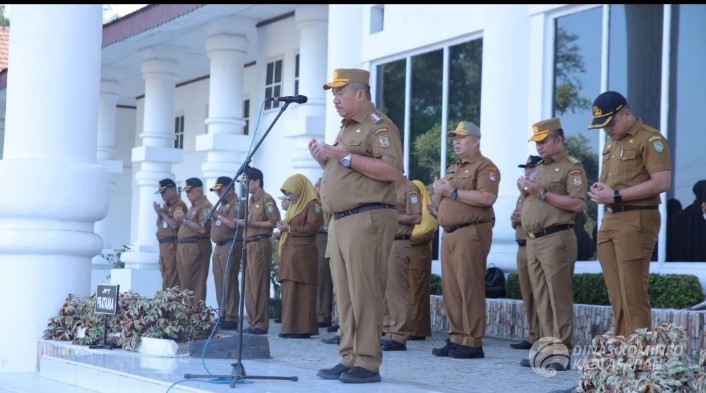 Bupati Asahan Pimpin Apel Perdana