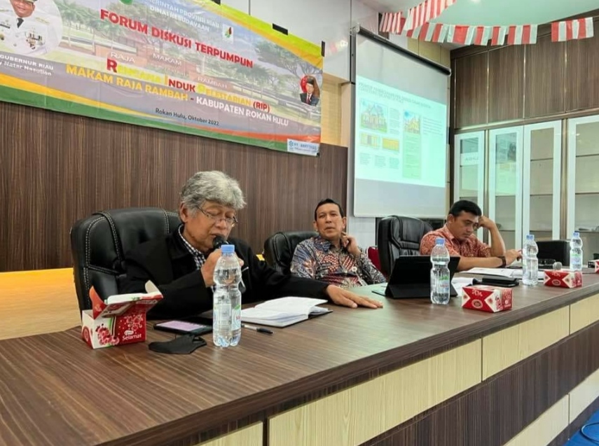 Forum Diskusi Terpadu Bersama Tim Ahli Cagar Budaya Rokan Hulu