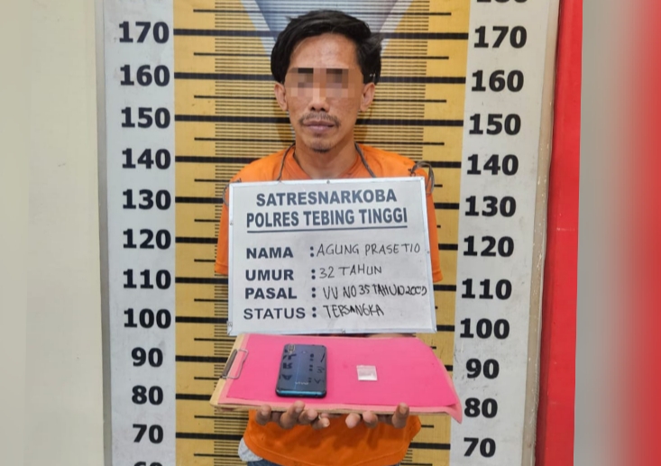 Residivis Kasus Narkoba Kembali Ditangkap Satresnarkoba Polres Tebing Tinggi