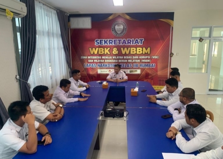 Lapas Narkotika Kelas IIB Rumbai Tingkatkan Kualitas Layanan Kunjungan dan Perkuat Pengawasan Keamanan