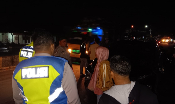 Polres Tebing Tinggi Tindaklanjuti Laporan Warga Lewat Call Center 110 Terkait Laka Lantas