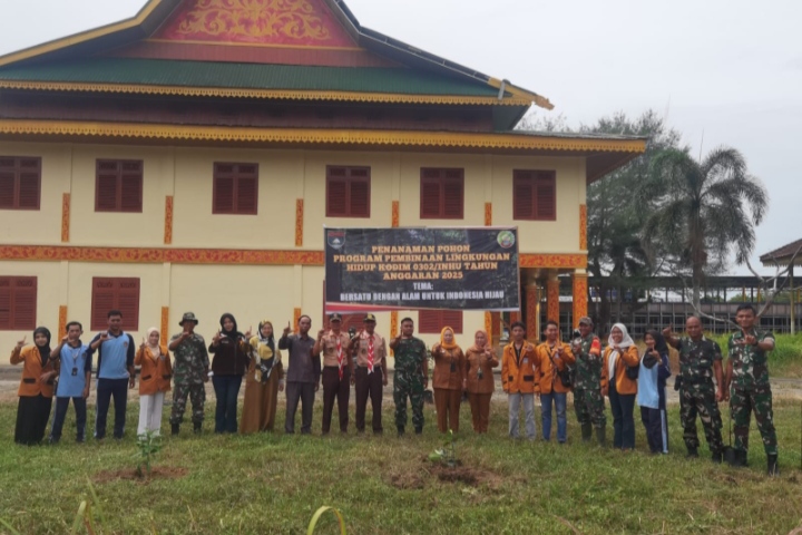 Dandim 0302/Inhu Diwakili Oleh Pasi Pers Berikan Sosialisasi Program Pembinaan Lingkungan Ta.2025/2026 Wilayah Kodim 0302/Inhu