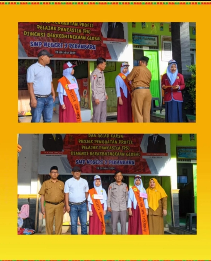 SMPN 3 Tutup MPLS Ramah Kegiatan Pertama Murid Baru 2025