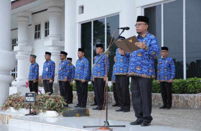 Sekda Kabupaten Asahan Pimpin Upacara Ke-116 HARKITNAS