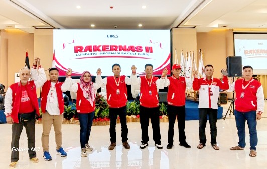 Sumsel Hadiri Rakernas Lumnung Informasi Rakyat ke II