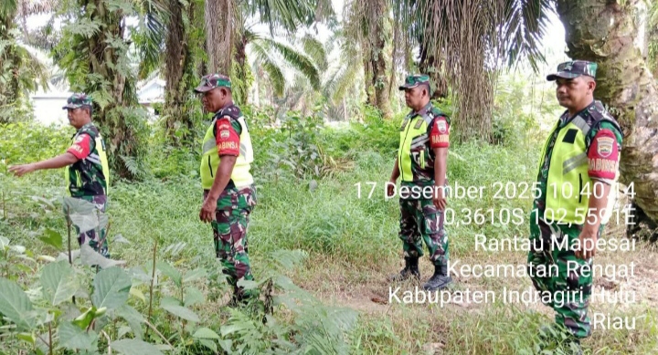 Tidak Ada Halangan Bagi Babinsa Dan Masyarakat Untuk Lakukan Pencegahan Karhutla