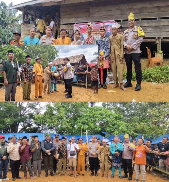 Polres Inhu Bersama KPU Dan Bawaslu Datangi Acara 