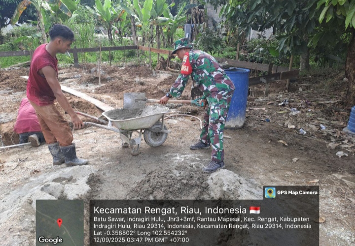 Babinsa Berpesan Agar Masyarakat Saling Menjaga Dan Saling Peduli Terhadap Hal Yang Berkembang