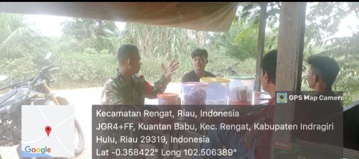 Dekat Dan Akrab Melalui Komsos Babinsa Koramil 01/Rengat Dengan Warga Binaan Selalu Sinergi