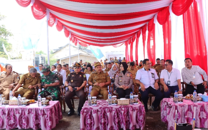 Kapolres Tebing Tinggi Hadiri Peresmian Kolam Renang dan Penyerahan Bantuan Mobil dari BNPB