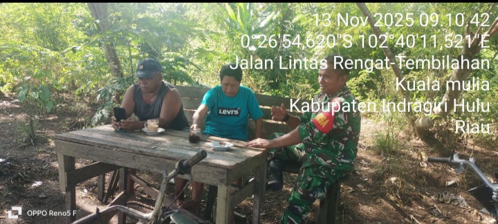 Kedepankan Komsos Agar Tetap Terbina Hubungan Baik Antara Babinsa Dan Masyarakat