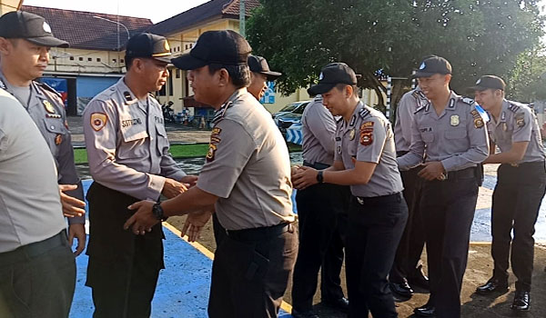 Jajaran Polres Musi Rawas Gelar Halalbihalal Usai Apel Pagi