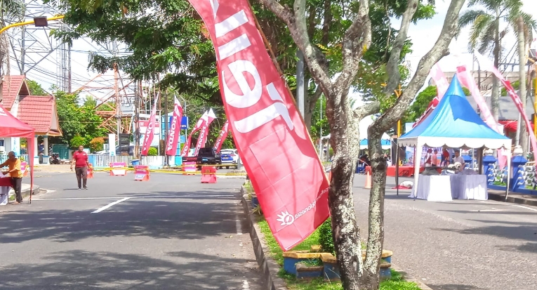Gelar CFD Polres Inhu Ajak Masyarakat Minggu,Untuk Beraktivitas Fisik Dan Olahraga