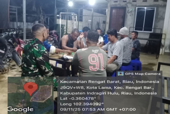 Babinsa Laksanakan Kunjungan Silahturahmi dan Komsos ke Rumah Warga Binaan