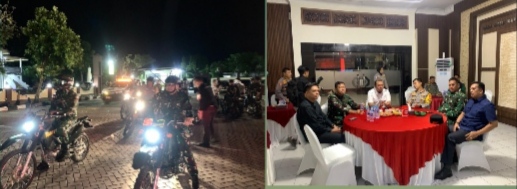 Dandim 0302/Inhu Hadiri Apel Patroli Gabungan Pengamanan Malam Tahun Baru 2026 Dihalaman Mapolres Inhu