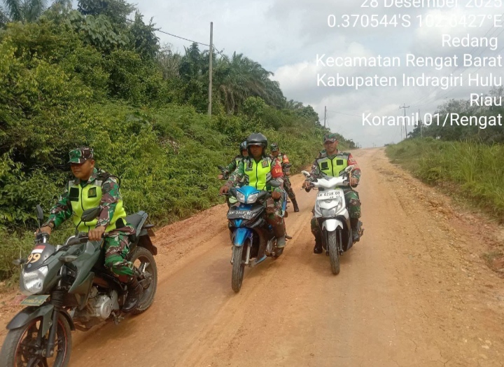 Guna Untuk Pencegahan Karhutla Babinsa Rutin Laksanakan Patroli Dan Sosialisasi