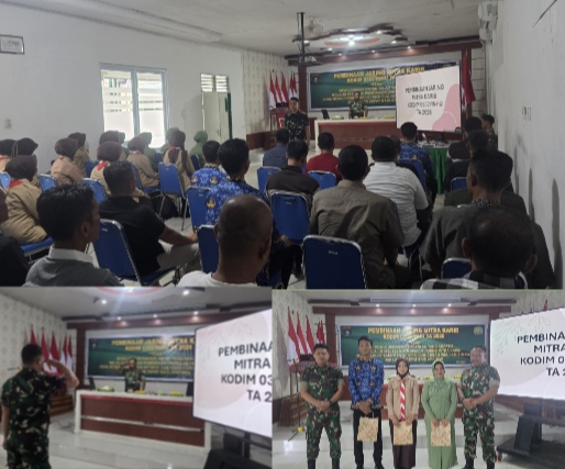 Kodim 0302/Inhu Gelar Pembinaan Jaring Mitra Karib TA 2026 Guna Perkokoh Sinergitas Wilayah