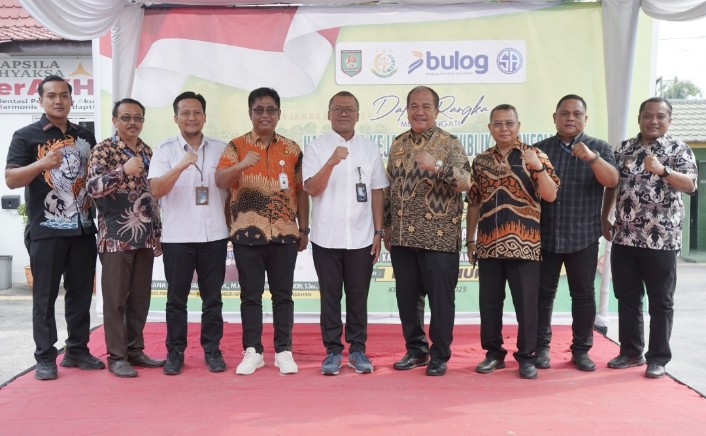 Peringati Hari Bhakti Adhyaksa Ke-80, Kejari Asahan Bersama Pemkab Asahan, Bulog Gelar Pasar Murah