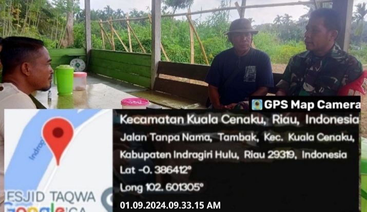 Sampaikan Pesan Keamanan Jelang Pilkada 2024 Babinsa Anjangsana Sekaligus Komsos dengan Warga Binaan