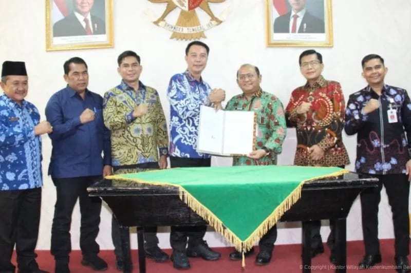 Kemenkum Bengkulu Fasilitasi Pemkab Rejang Lebong Hadirkan Perda Berkualitas