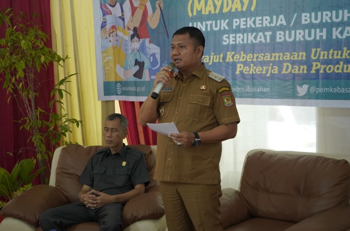 Wakil Bupati Asahan, Jadikan Peringatan Hari Buruh Sebagi Momentum Kebersamaan