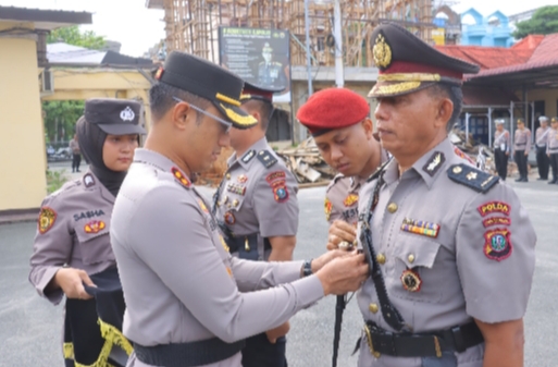 Kapolres Tebingtinggi Pimpin Sertijab Wakapolres dan Kapolsek