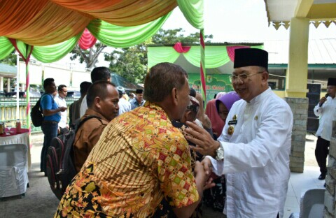 Jajaran Pemkab Serdang Bedagai Halal Bihalal Bersama Warga Kecamatan Sipispis dan Dolok Merawan