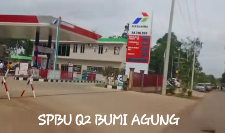 Bukanya Untuk Kepentingan Warga Diduga SPBU Q2 Bumi Agung Timbum Solar Subsidi APH Seakan Tutup Mata.