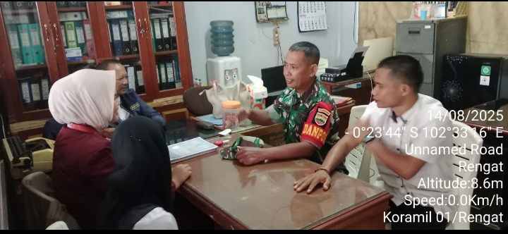Bahas Kepentingan Masyarakat Danpos Jalin Silahturahmi Dengan Aparatur Kecamatan Rengat
