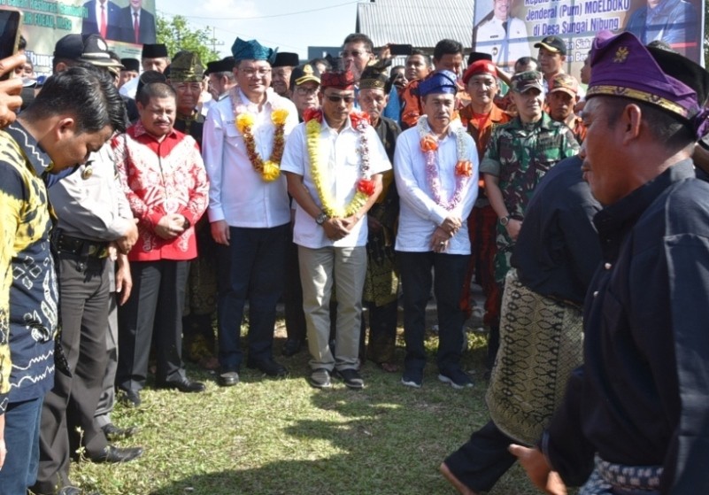 Gubri Dampingi Moeldoko Dan Kepala BRG Ke Siak Kecil Bengkalis