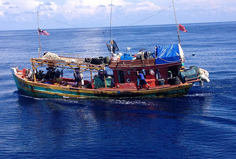 Curi Ikan di Wilayah Kepri, Kapal Berbendera Asing Ditangkap