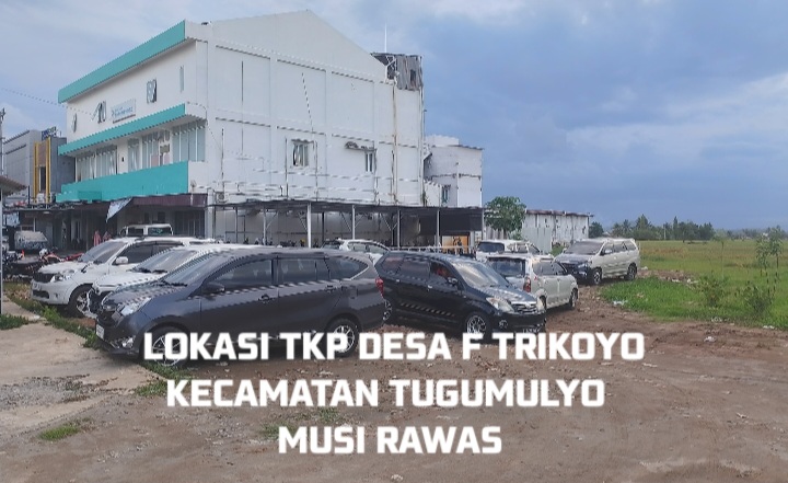 Lahan Persawahan di Desa F Trikoyo Kecamatan Tugumulyo Musi Rawas Di Sulap Menjadi Lahan Parkir Poliklinik Sudirjo