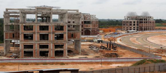 Mega Proyek Perkantoran Tenayan Raya Akhirnya Dihentikan