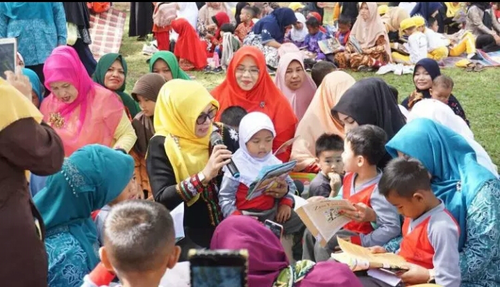 PKK Aceh Tengah Gelar Gernas Buku