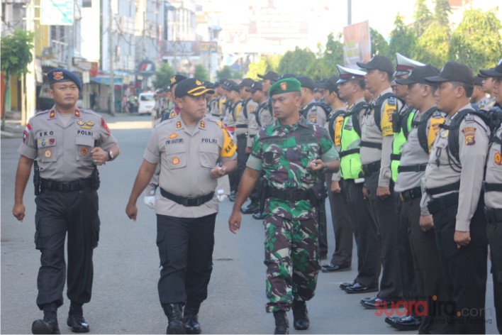 TNI - POLRI Gelar Apel Pergeseran Pasukan,  Guna Amankan Pemilu 2019