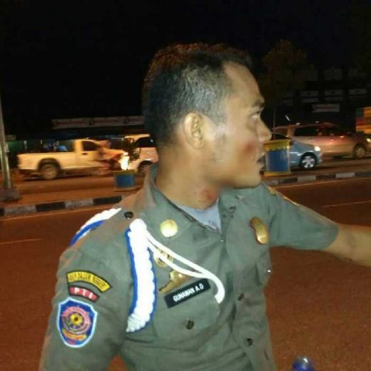 Lagi, Anggota Satpol PP Pekanbaru Diserang Anak Punk